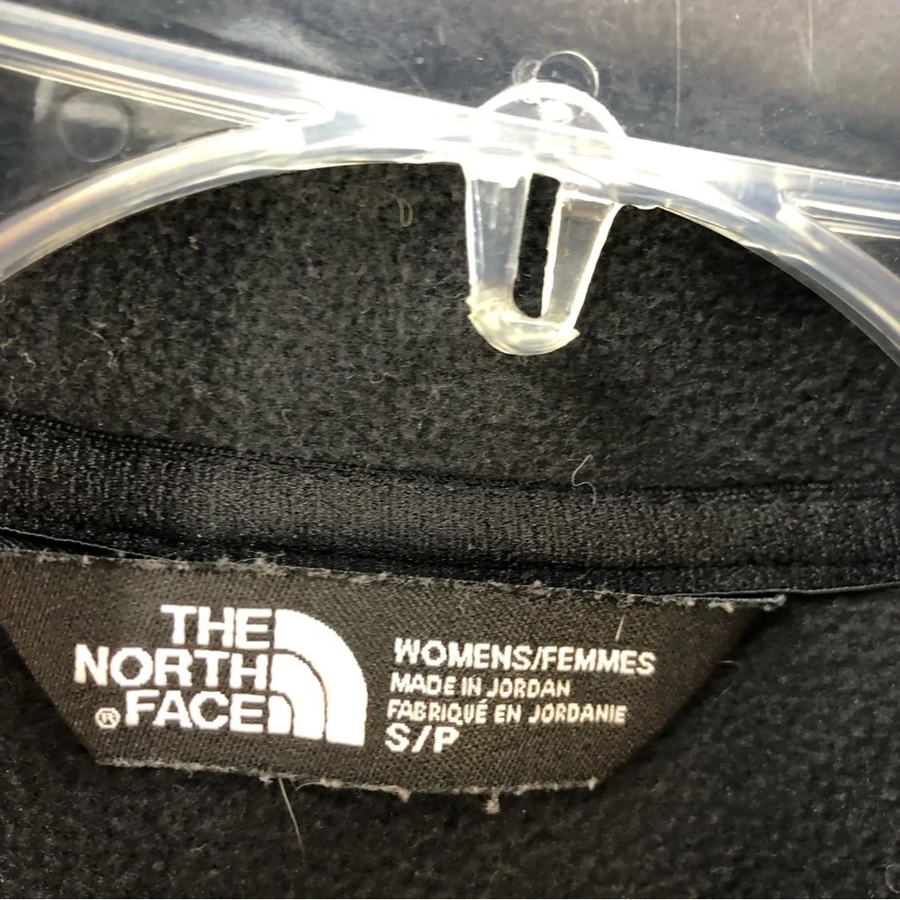 North Face Pullover Womens Small Black Breast Cancer Quarter Zip Fleece